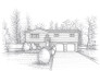 draw a building or house sketch of your designs